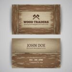 Impresión de tarjetas personales de carpintería para carpinteros profesionales.