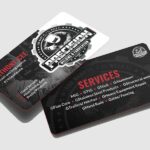 Impresión de tarjetas personales para soldadores y profesionales de la soldadura.