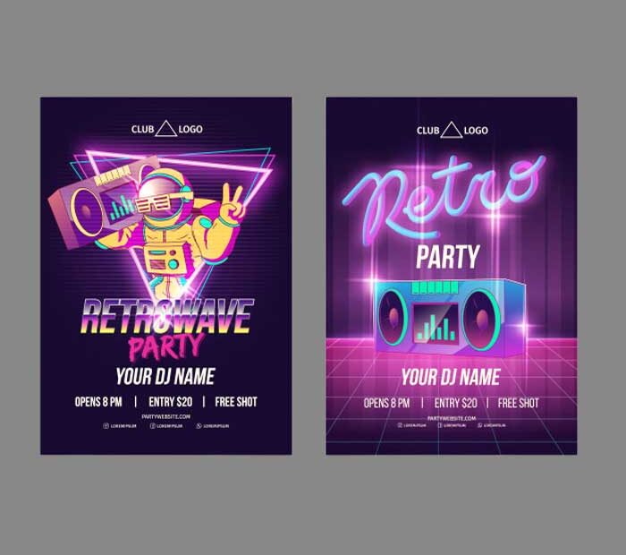 Impresión de flyers para discotecas y clubs con diseños atractivos y profesionales.
